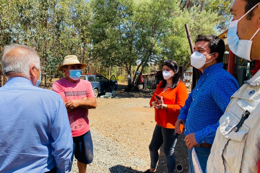 Autoridades trabajan apoyos para afectados por incendios forestales