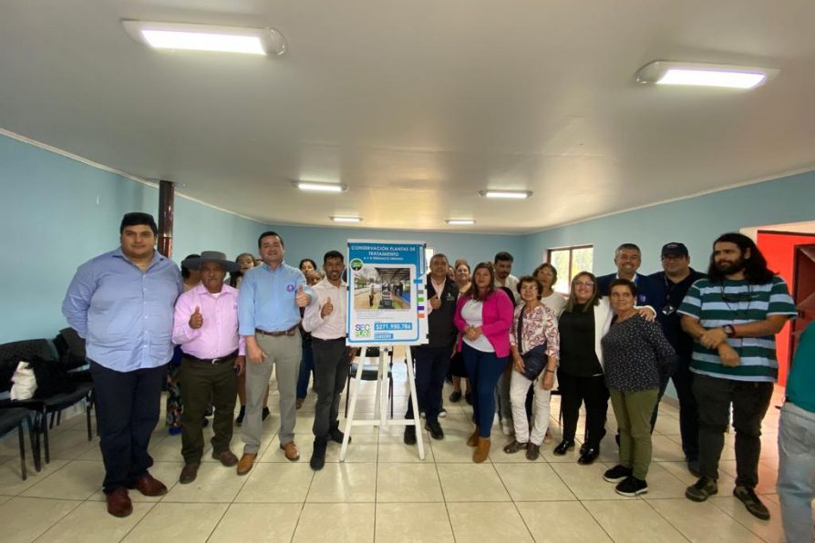 Delegado de Itata gestionó mejoramiento de Planta de Aguas servidas en Trehuaco