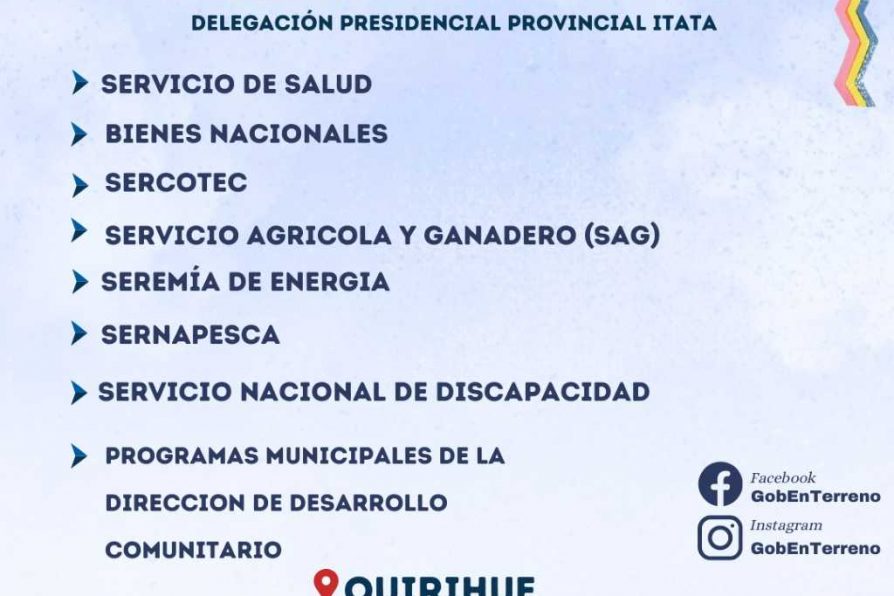 ¡Servicios Más Cerca de Ti! Nueva Plaza Ciudadana de “Gobierno en Terreno” en Quirihue