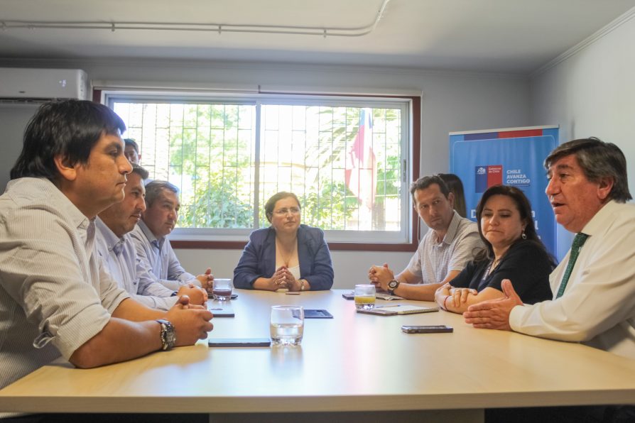 La Delegada Presidencial de Itata, Lisette Prado Stuardo se reúne con las nuevas autoridades comunales electas.