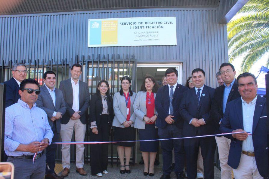 Inauguramos la remodelación de la oficina del Registro Civil e Identificación de Quirihue