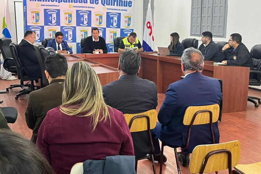 Delegación Provincial de Itata y Energía fortalecen coordinación preventiva en Cogrid Comunal de Quirihue